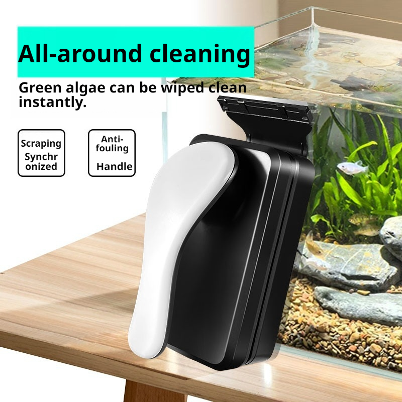 Planted Aquarium Cleaning - Magnetische aquariumreinigingsborstel, drijvende algenverwijderaar voor glazen