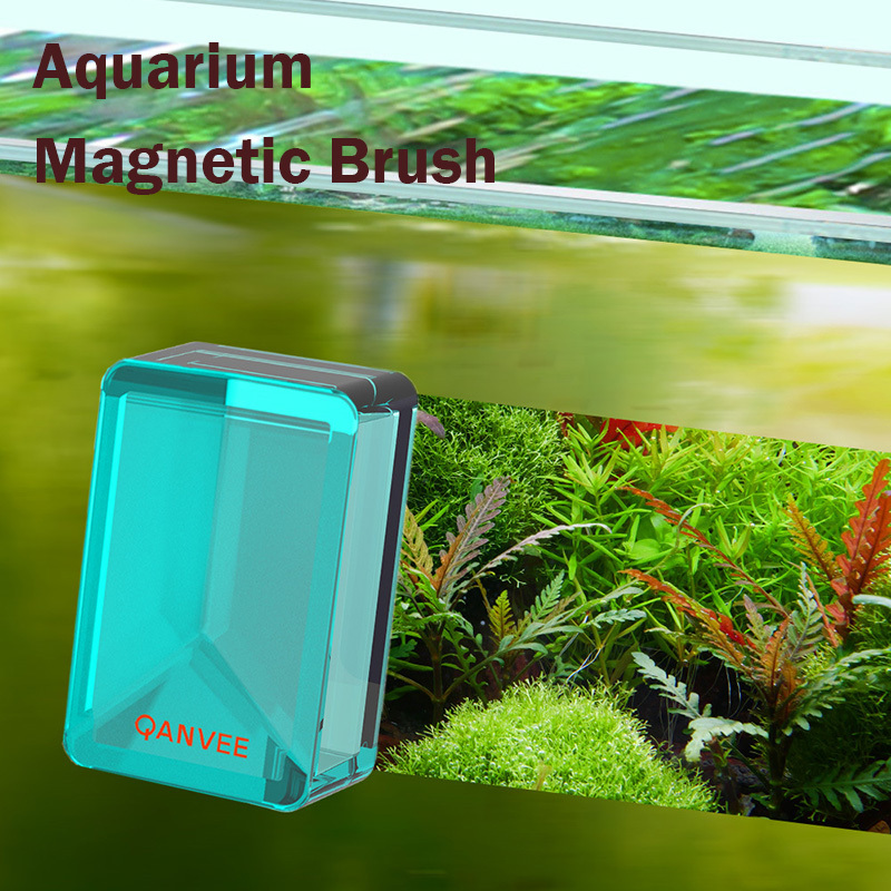 Planted Aquarium Cleaning - Qanvee Aquarium Magnetische Borstel Reinigingsgereedschap Aquarium