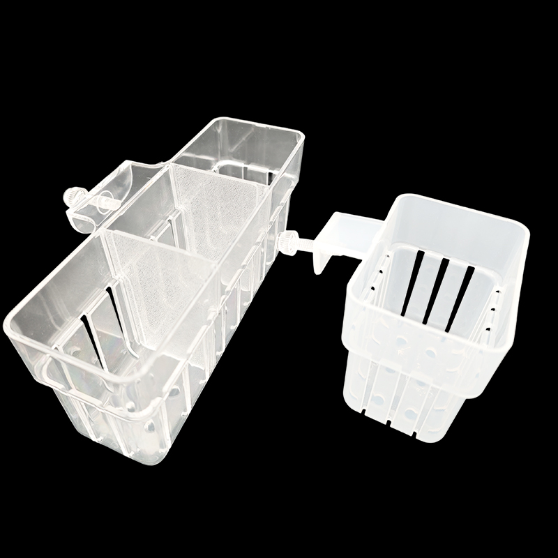 Aquarium Plant Holder - Aquarium Transparante Hydrocultuurmand Aan de muur