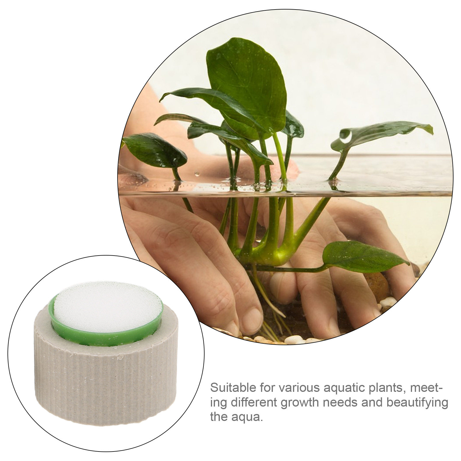 9-delige set hoogwaardige kera - Aquarium Plant Holder recensie en prijs