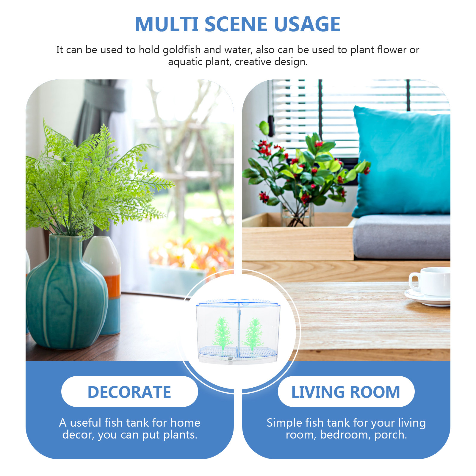 1 set transparant, compact aqu - Live Plant Aquarium recensie en prijs