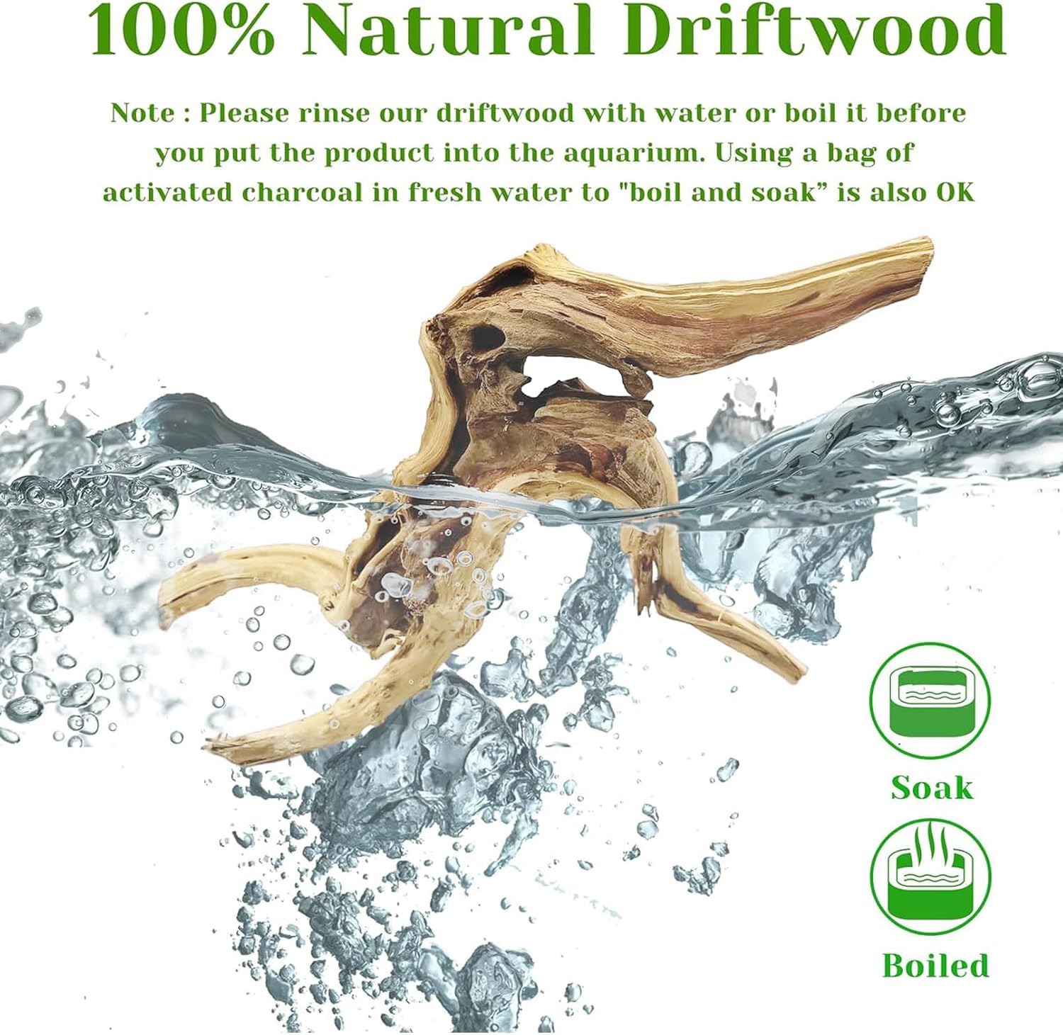 1PC 20-25CM Natuurlijke Drijfh - Aquarium Driftwood recensie en prijs