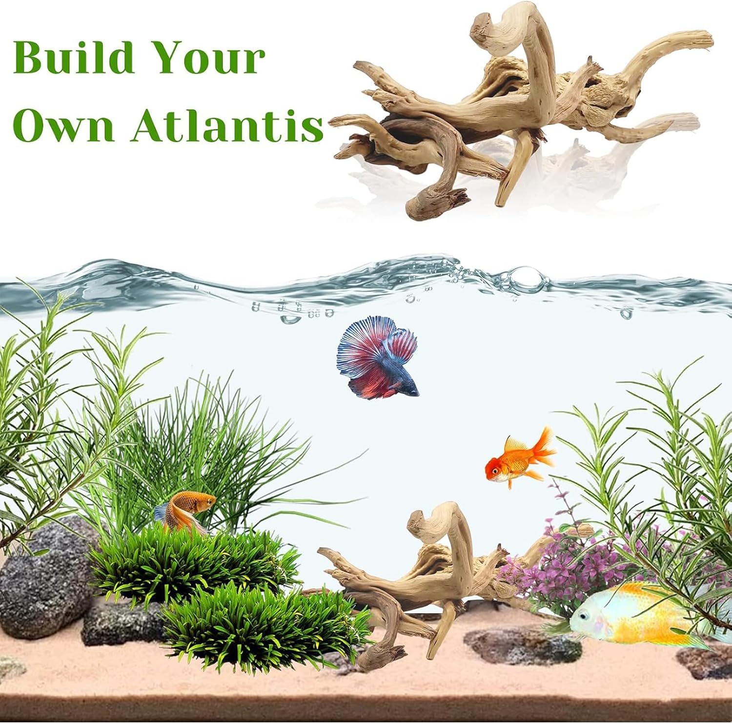 1PC 20-25CM Natuurlijke Drijfh - Aquarium Driftwood recensie en prijs