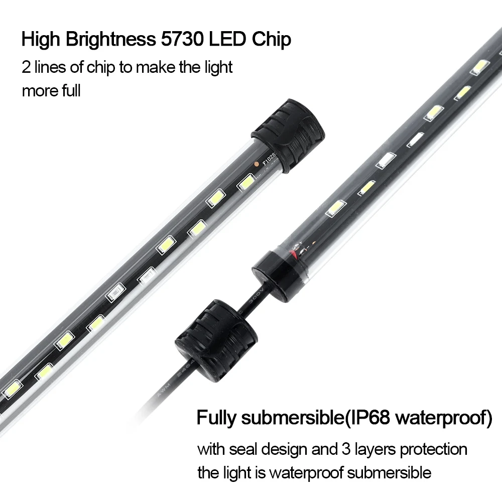 58CM Aquarium Licht LED Plant  - Aquarium Plant Substrate recensie en prijs