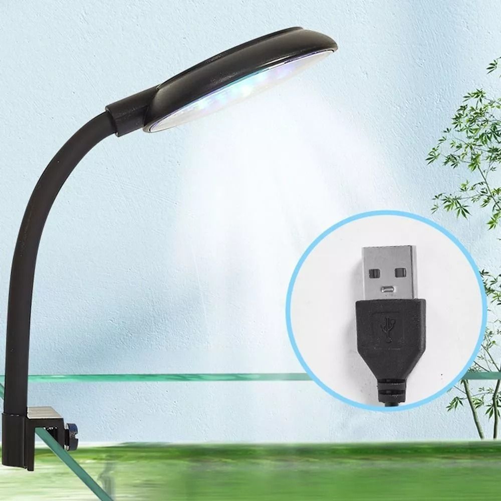 Nieuwe Mini Fish Tank Clip Lam - Live Plant Aquarium recensie en prijs